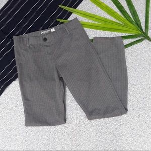 Betabrand Grey Twill Yoga Work Pants Straight Leg